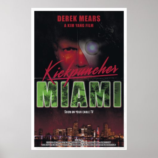 Kickpuncher: Miami Poster (Voorkant)