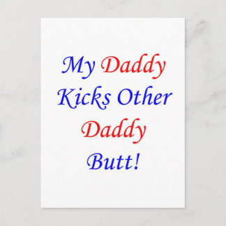 Kick's andere papa kont! briefkaart