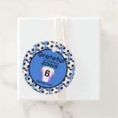 Kickstart de viering van de 6e verjaardag bedankjes labels (In situ)