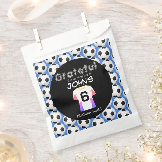 Kickstart de viering van de 6e verjaardag bedankzakje (Geknipt)