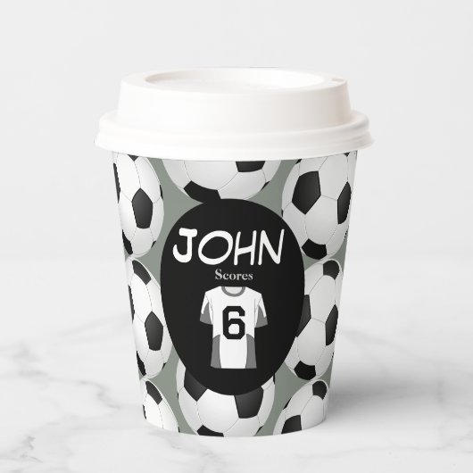 Kickstart de viering van de 6e verjaardag papieren bekers (Voorkant)