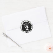 Kickstart de viering van de 6e verjaardag ronde sticker (Envelop)