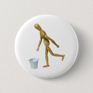 KickTheBucket031910 Ronde Button 5,7 Cm