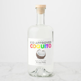 Kid Approved Coquito Bottle Label Likeurfles Etiket