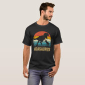 Kida Saurus T Rex Dinosaur Kidasaurus Matching Fam T-shirt (Voorkant volledig)