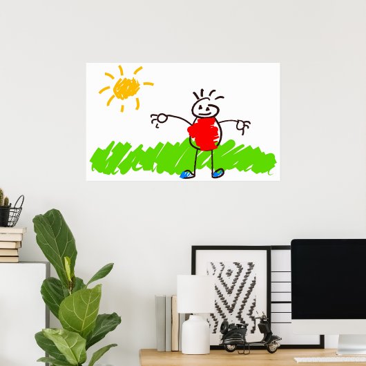 Kiddie Art Poster (Thuiskantoor)
