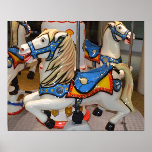 Kiddie Carousel Horses Poster (Voorkant)