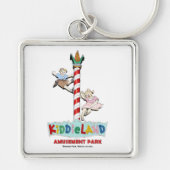 Kiddieland Melrose Park, IL, Pole Sign Sleutelhanger (Voorkant)