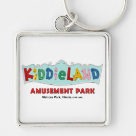 Kiddieland Melrose Park, IL, Tekst teken Sleutelhanger