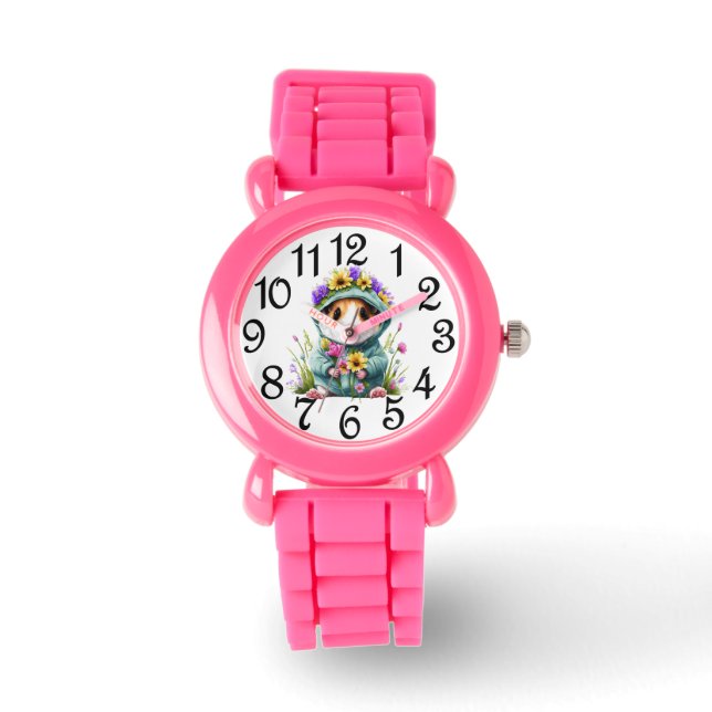 Kiddies Hamster  Horloge (Voorkant)