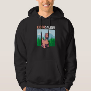 Kiddosaurus Dinosaur Leuke Kiddo Apatosaurus 1 Hoodie