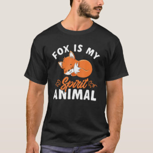 Kidds Schattig Dier Vos Is Mijn Spirituele Dier Vo T-shirt