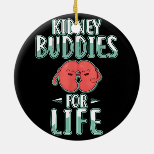 Kidney buddies Ceramic Ornament (Achterkant)