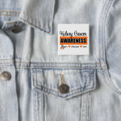Kidney Cancer Awareness Badge Vierkante Button 5,1 Cm (In situ)