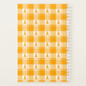 Kidney Cancer Awareness Plaid Planner, Orange (Dos)