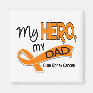 Kidney Cancer MY HERO MY DAD 42 Magneet