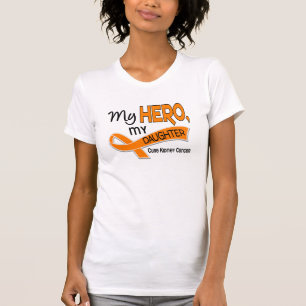 Kidney Cancer MY HERO MY DAUGHTER 42 T-shirt