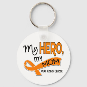 Kidney Cancer MY HERO MY MOM 42 Sleutelhanger