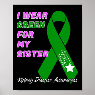 Kidney Disease Awareness Dialysis Transplant Patie Poster
