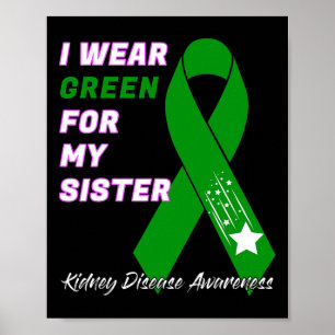 Kidney Disease Awareness Dialysis Transplant Patie Poster