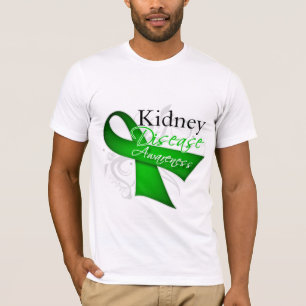 Kidney Disease Awareness Ribbon T-shirt