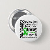 Kidney Disease Caregivers Collage Ronde Button 5,7 Cm (Voorkant /achterkant)