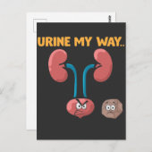 Kidney Stone Survivor Funny Surgery Recovery Humor Briefkaart (Voorkant / Achterkant)