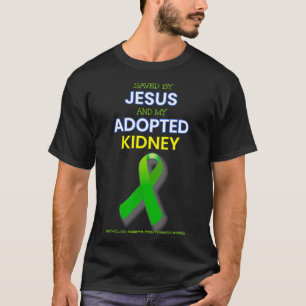 Kidney Transplant gift organ Opgeslagen door Jezus T-shirt