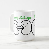Kidney Wishes Happy Kidney Mok (Voorkant links)