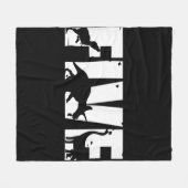 Kids 5 Years Old Birthday Boy Dinosaur T Rex Gift, Fleece Deken (Voorkant (Horizontaal))