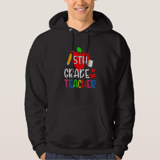 Kids Back To School 5th Grade Teacher Fifth Grade Hoodie