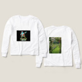 Kids Basic T-Shirt, White, Youth XS (Motif Recto et Verso)