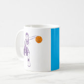 Kids basketball mug koffiemok (Voorkant links)