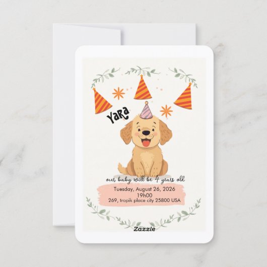 Kids Birthday Invitation Template – Customizable P (Dos)
