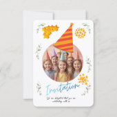 Kids Birthday Invitation Template – Customizable P (Devant)