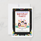 Kids Birthday Invitation Template – Customizable P (Dos)