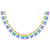 Kids Birthday Rainbow Party Banner (Alle)