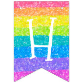 Kids Birthday Rainbow Party Banner (Tweede vlag)