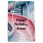 Kids’ Birthday Waterslide Party Medium Cadeauzakje (Voorkant)