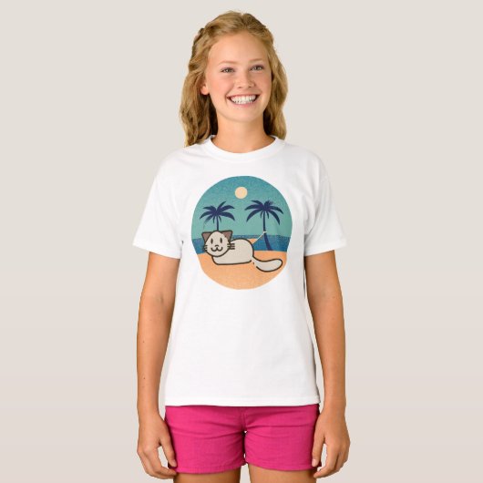Kids Cat Lover T-shirt (Devant entier)