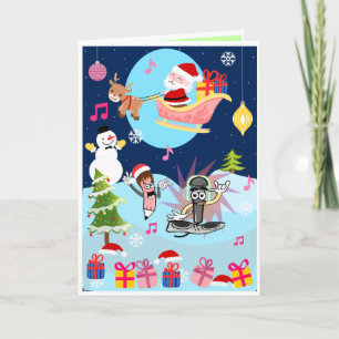 Kids Christmas Card-Interactive Card Feestdagen Kaart