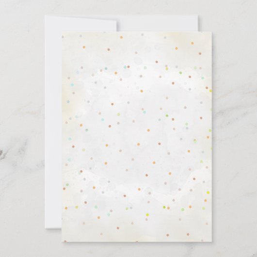 Kids Cooking Birthday, Kitchen Baking Chef Kaart (Achterkant)