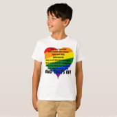 Kids Custom Pride T-shirt (Voorkant volledig)