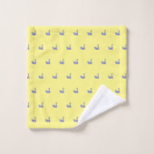 Kids Ducky Duck Yellow Designer Look (Gant de toilette)