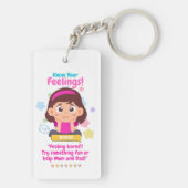 Kids Emotion Featuring Bored Sleutelhanger (achterkant)