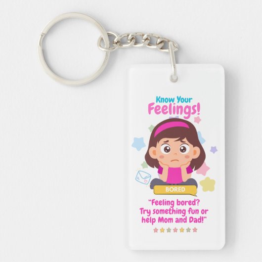 Kids Emotion Featuring Bored Sleutelhanger (Voorkant)