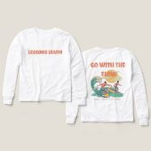 Kids Energy Flow Lessons Learn T Shirt  (Motif Recto et Verso)