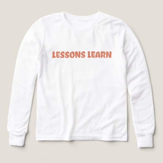 Kids Energy Flow Lessons Learn T Shirt  (Motif recto)