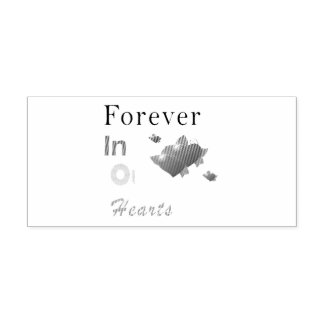Kids Forever In Our Hearts Zelfinktende Stempel