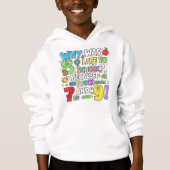 Kids Funny Maths Hoodie | Numbers Joke UK (Devant)